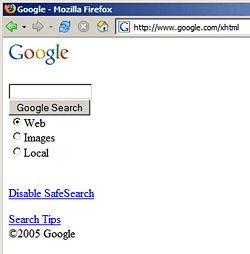 Google goof
