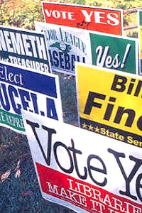 Political signs