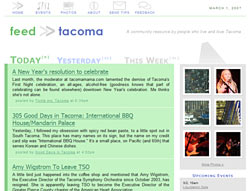 FeedTacoma.com homepage