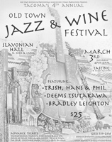 Old Town Jazz & Wine festival poster