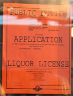 Firehouse Coffee liquor license