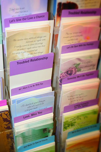 Breaking up card