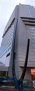 Hotel Murano sculpture installation